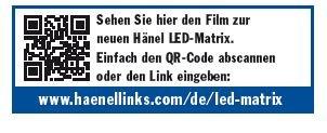 Hänel News zur neuen Hänel LED-Matrix
