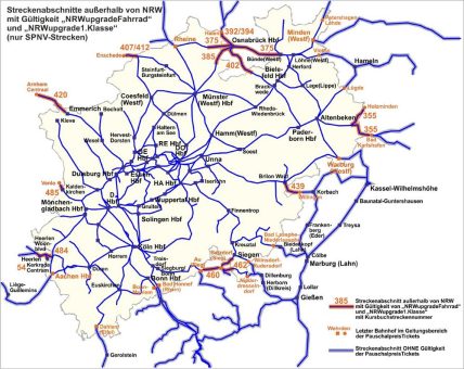 NRW bietet einheitliche Upgrades für das Deutschlandticket und die weiteren Abos an