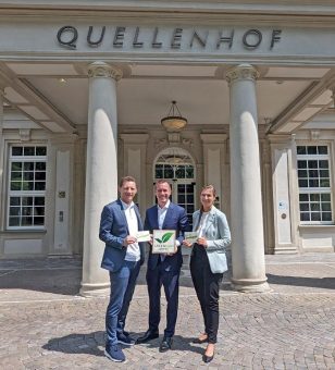 Parkhotel Quellenhof Aachen:  Nachhaltiges Handeln mit dem „GreenSign“-Zertifikat ausgezeichnet