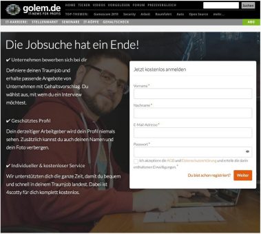 Golem.de und 4scotty.com