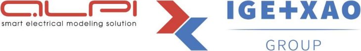 Neue Softwareangebote für die Elektroplanung durch Partnerschaft von IGE+XAO und ALPI