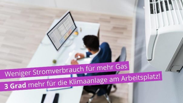 Hitze, Klimaanlage & Strom sparen am Arbeitsplatz