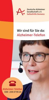 Seit 20 Jahren kompetente und kostenfreie Beratung am Alzheimer-Telefon der Deutschen Alzheimer Gesellschaft
