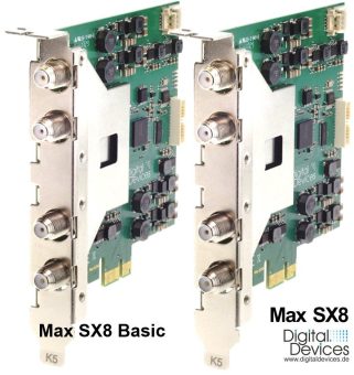 Digital Devices erweitert MAX S2X Angebot um neue PCIexpress Karte