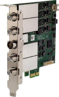 Neue HDTV-Tuner PCI-Express Karte Max M4 empfängt Satellit, Kabel und Antenne