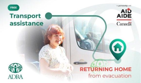 ADRA Ukraine hilft auch Rückkehrern