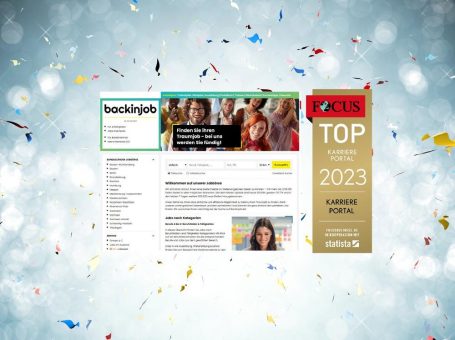 backinjob.de erhält Auszeichnung zum Top-Karriereportal 2023