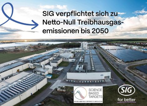 SIGs Weg zu Net-Zero von der Science Based Targets Initiative (SBTi) bestätigt