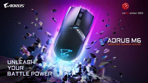 GIGABYTE veröffentlicht die leichte, kabellose Gaming-Maus AORUS M6