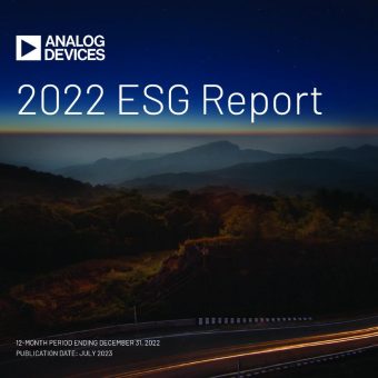 Analog Devices veröffentlicht Bericht  zu den Bereichen Umwelt, Soziales und Unternehmensführung (ESG)