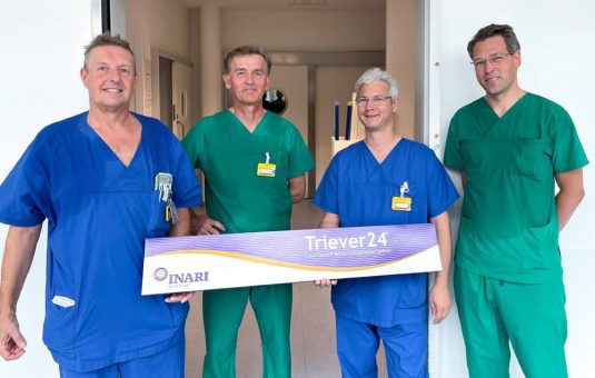 Neues Verfahren für Patienten mit lebensbedrohlicher Lungenembolie