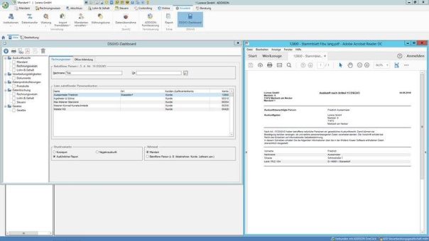 Das ADDISON DSGVO-Dashboard erleichtert Steuerkanzleien das Datenschutzmanagement