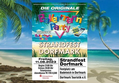 Partyfieber vom Feinsten: Strandfest Dorfmark lässt Ballermann Party steigen