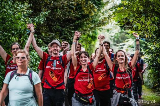 Mitarbeitende der Brockhaus AG laufen 585 km für die HSP-Forschung