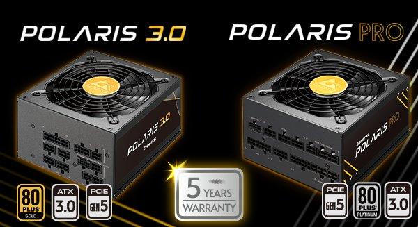 Garantieverlängerung! Chieftec Polaris Pro & Polaris 3.0 Netzteile erhalten eine verlängerte Garantie von 5 Jahren