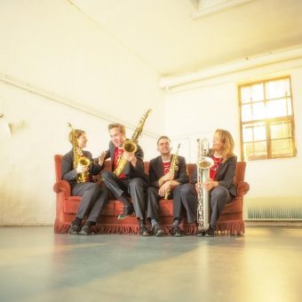 Spritzige und schwungvolle Saxophon-Combo am 4. August 20 Uhr