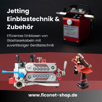 Glasfaser effizient einblasen mit Profi-Einblasmaschinen