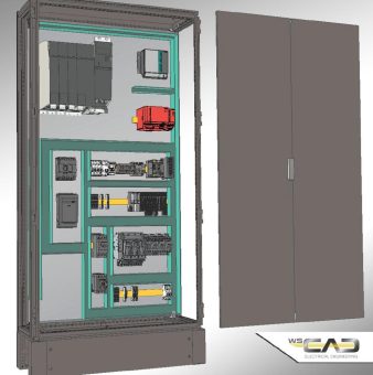 Neue 3D-Daten im E-CAD-Portal wscaduniverse.com powered by CADENAS werden für den Schaltschrankaufbau mit der neuen WSCAD SUITE 2018 genutzt