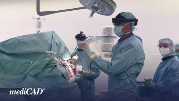 Das Leonberg Krankenhaus vollführt seine erste Schulteroperation mit mediCAD Mixed Reality