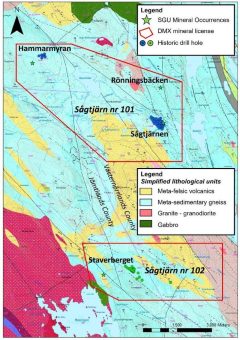 District erhält Genehmigung für Anträge auf Sågtjärn-Mineralkonzessionen in Mittelschweden