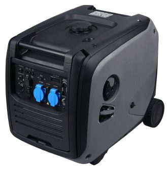 revolt Benzin-Inverter-Generator BIG-265, 4.000 Watt, 2x 230 V, 1x 12 V, 2x USB, 12 l