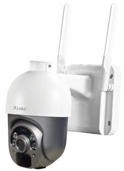 7links LTE-Pan-Tilt-Überwachungskamera IPC-710.lte, Full HD, Akku, Solarpanel, App, IP65