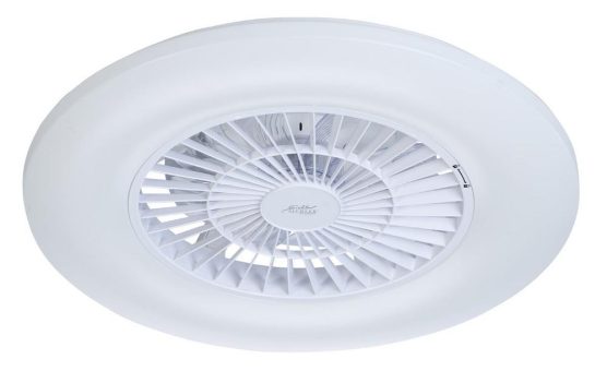 Sichler Haushaltsgeräte 2in1-WLAN-Deckenleuchte & Ventilator VT-960.led, App-Steuerung, CCT-LEDs, Ø 60 cm