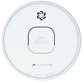 VisorTech 4er-Set fotoelektrische Rauchwarnmelder RWM-390 mit 10-J.-Batterie, 85 dB, VdS