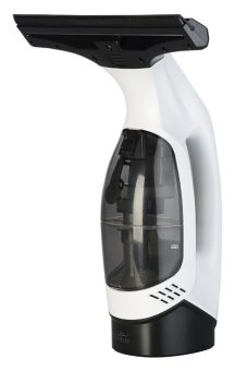 Sichler Haushaltsgeräte Akku-Fenstersauger & Sprühflasche FS-180, Wischtuchaufsatz, 30 Min. Laufzeit