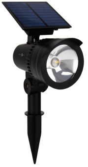 Lunartec Smarter Solar-LED-Spot LS-50.solar mit RGB-CCT, 50 lm, 1 Watt, Bluetooth, App, IP44