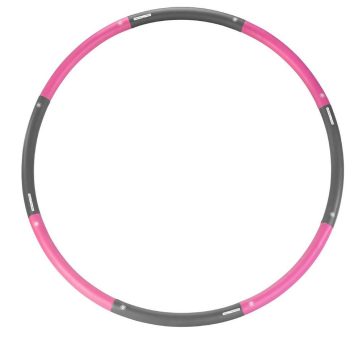 PEARL sports Hula-Hoop-Reifen mit Schaumstoff-Ummantelung, bis 1,8 kg / Ø 98 cm