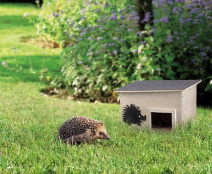 Royal Gardineer Wetterfestes Igelhaus aus unbehandeltem Echtholz, ganzjährig, Bausatz