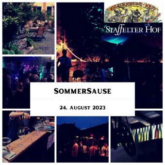 Lasst den Sommer ausklingen – bei der letzten SommerSause im Staffelter Hof in Kröv an der Mosel mit der Stimmungsband Sekond Haend
