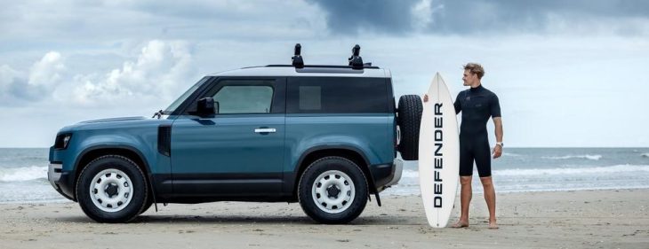 Defender 90 Marine Blue Edition ist bereit für den Defender Kitesurf World Cup Sylt 2023