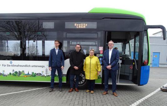 Erster regiobus Elektro-Citaro als LAGA-Shuttle erlebbar