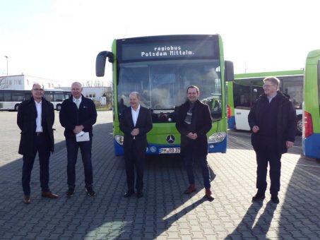 Olaf Scholz besuchte regiobus in Stahnsdorf