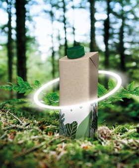 SIG will aseptische Kartonpackungen mit Papierfaseranteil von über 90% herstellen, die auch für den Papierrecycling-Strom geeignet sind