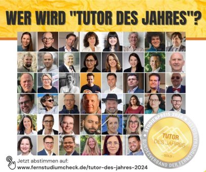 Online-Abstimmung: „Tutor des Jahres“ gesucht!