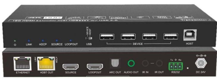 UHKVM-100X – KVM Ex­ten­der/Ver­län­ge­rung für 18G HD­MI 2.0 bis 4K60 (4:4:4)