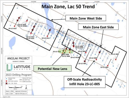 Latitude Uranium schließt erfolgreiches Phase-1-Bohrprogramm 2023 in Angilak ab