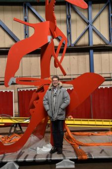RED HEELS – eine Skulptur von Heiner Meyer für die LUDWIGGALERIE Schloss Oberhausen im Rahmen der Ausstellung