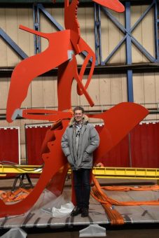 RED HEELS – eine Skulptur von Heiner Meyer für die LUDWIGGALERIE Schloss Oberhausen im Rahmen der Ausstellung