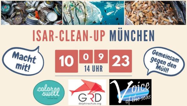 Zeit zum Aufräumen: Isar-Clean-Up in München