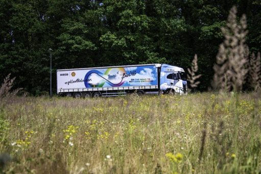 Die Bio-LNG-Tour „ON THE ROAD TO NET-ZERO EMISSIONS“ von IVECO und Shell beweist das enorme Potenzial von Bio-LNG für die Dekarbonisierung des schweren Straßengüterverkehrs