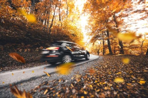 Autofahren im Herbst