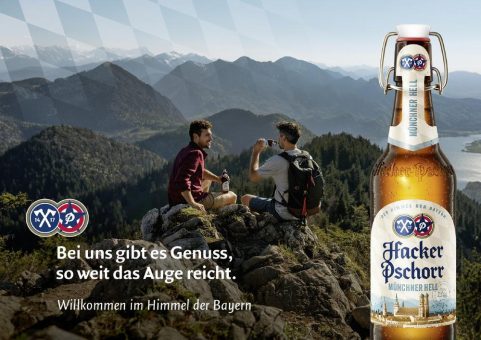 thjnk München feiert in seiner ersten Kampagne für Hacker-Pschorr das bayerische Lebensgefühl