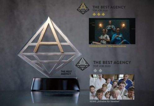 thjnk und Kolle Rebbe sind die erfolgreichsten Agenturen des THE BEST AGENCY 2020