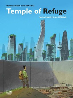 Flüchtlingsunterkunft „Tempelhof“ als Sehnsuchtsort: Bildgewaltige Utopie im Sci-Fi Comic „Temple of Refuge“ nach einer persönlichen Geschichte