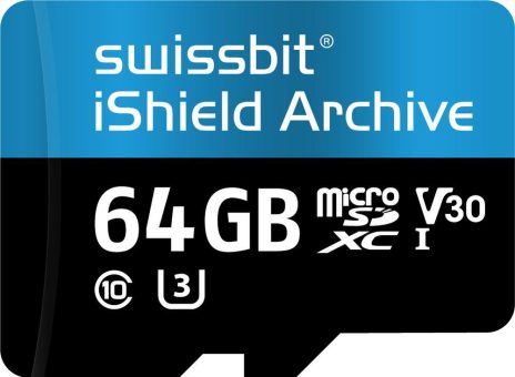 Neu von Swissbit: Speicherkarte iShield Archive schützt sensible Informationen