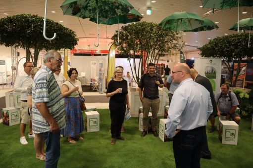Wassermanagement und Nachhaltigkeit: Garten- und Landschaftsbau geht auf der NordBau mit gutem Beispiel voran